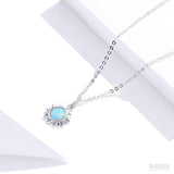Colar Feminino Sol de Veneza Prata 925 - Meradise 3