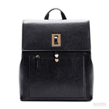 Mochila de Couro Feminina Ramona, Preta - Meradise