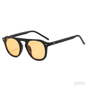 Óculos de Sol Austin UV400, Preto / Amarelo - Meradise 