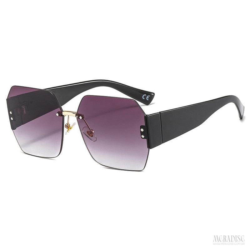 Óculos de Sol Feminino London  UV400,  Preto - Meradise 