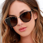 Óculos de Sol Feminino Feline UV400, Tartaruga - Meradise 5