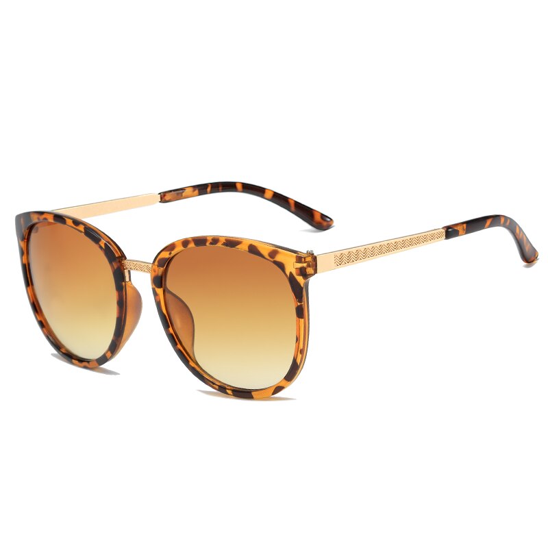Óculos de Sol Feminino Luxury UV400, Tartaruga - Meradise 23