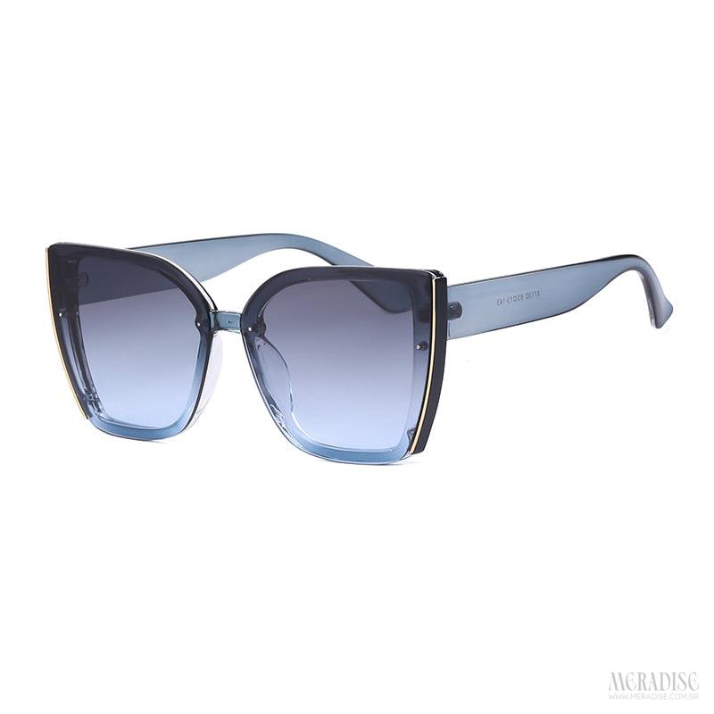 Óculos de Sol Feminino New York UV400, Azul - Meradise 