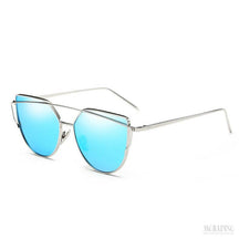 Óculos de Sol Feminino  Retrô Grace UV400, Azul - Meradise 