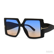 Óculos de Sol Feminino Glamour UV400, Azul - Meradise 