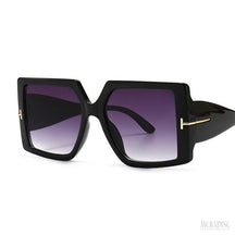 Óculos de Sol Feminino Glamour UV400, Preto - Meradise 