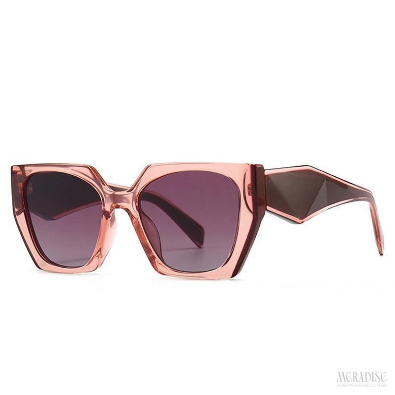 Óculos de Sol Feminino Revelle UV400, Roxo - Meradise 