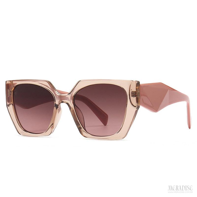Óculos de Sol Feminino Revelle UV400, Champagne - Meradise 