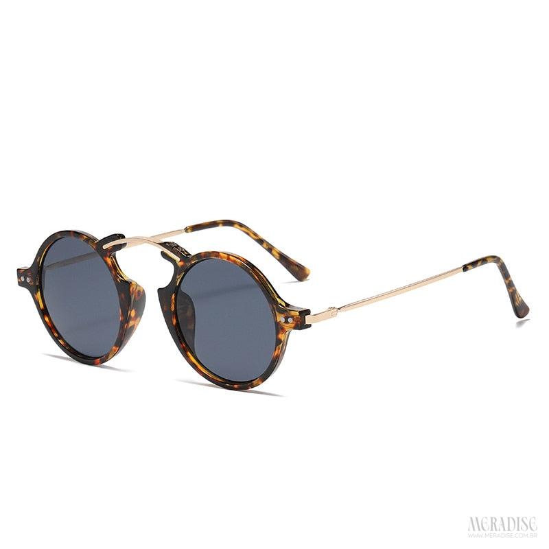 Óculos de Sol Steampunk UV400, Tartaruga - Meradise 