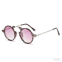 Óculos de Sol Steampunk UV400, Roxo - Meradise 
