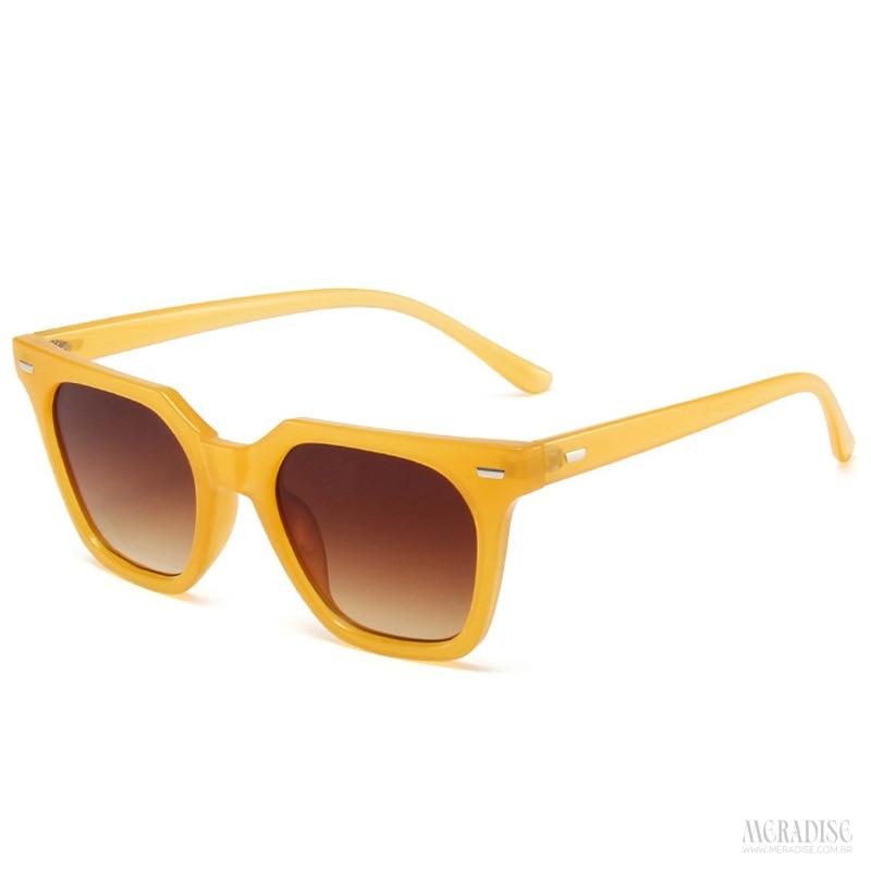 Óculos de Sol Feminino Tulip UV400, Laranja - Meradise 