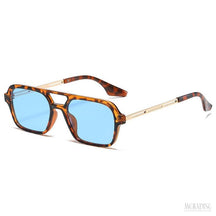 Óculos de Sol Veneza UV400, Tartaruga / Azul- Meradise 