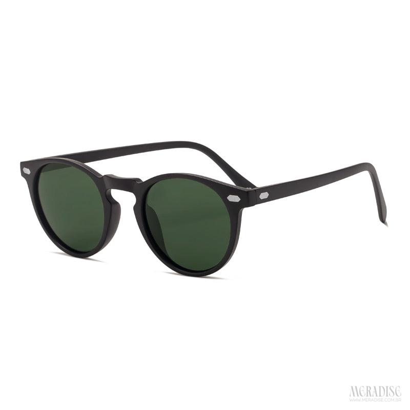 Óculos de Sol Premium Royal UV400, Preto/Verde- Meradise 