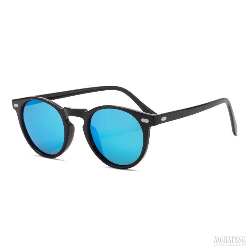Óculos de Sol Premium Royal UV400, Preto/Azul - Meradise 