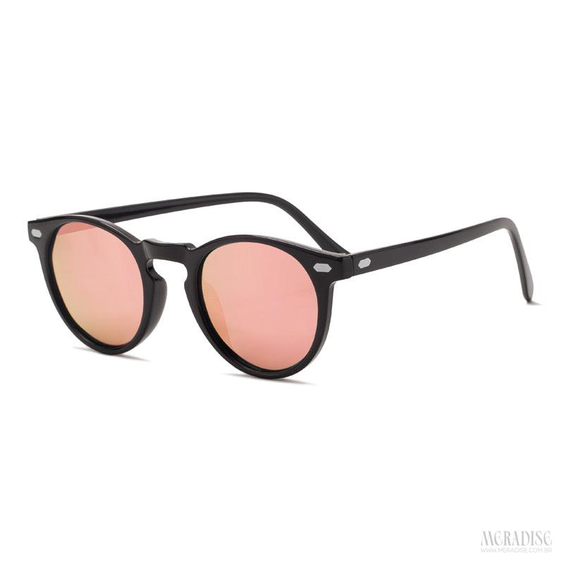 Óculos de Sol Premium Royal UV400, Preto/Rosa - Meradise 