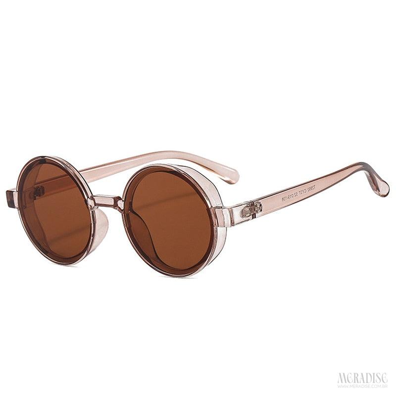 Óculos de Sol Retrô Kings UV400, Champagne - Meradise 