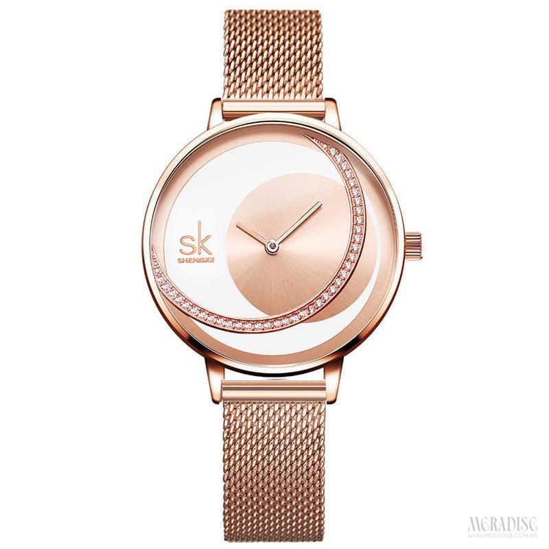 Relógio Feminino Dulce Wendy, Rose Gold - Meradise 