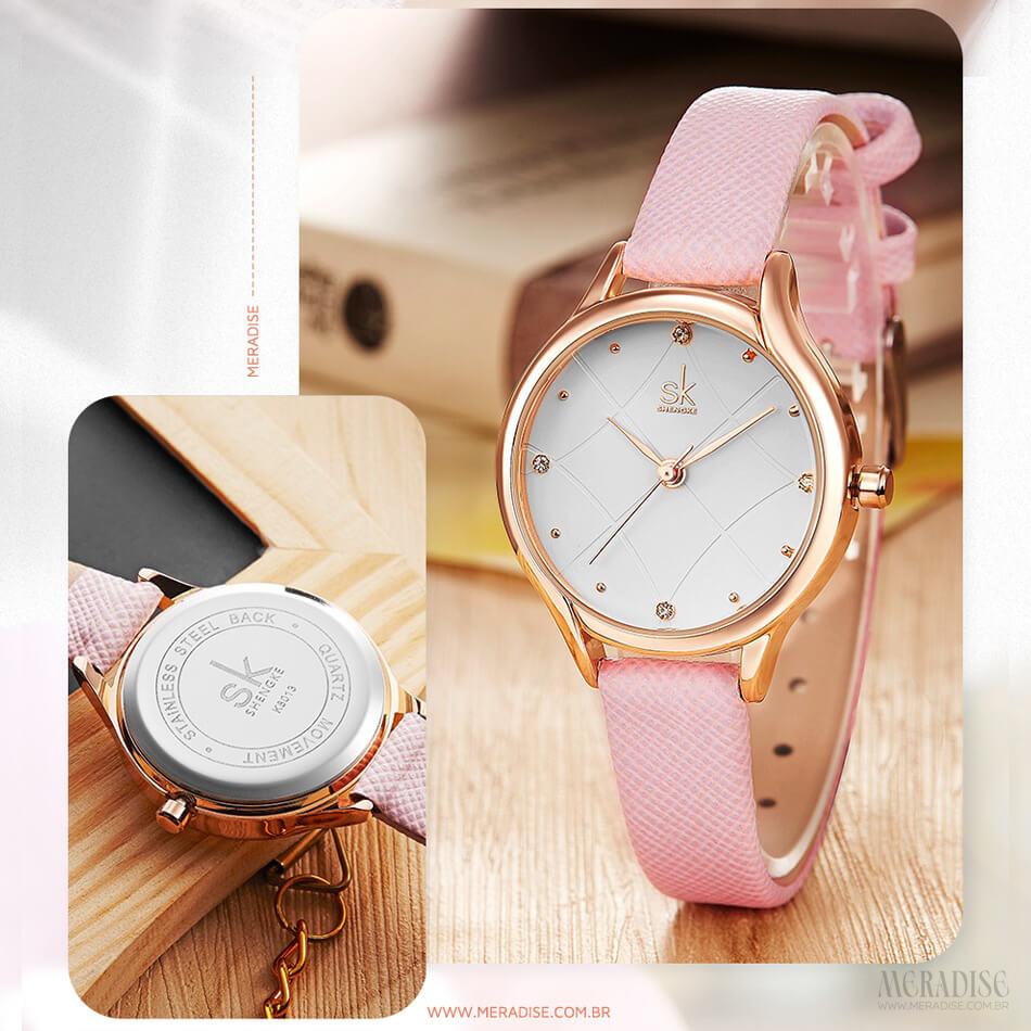 Relógio Feminino Ralph Sawyer, Rosa - Meradise 2