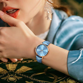 Relógio Feminino Sandra Kenley, Azul Claro - Meradise 7